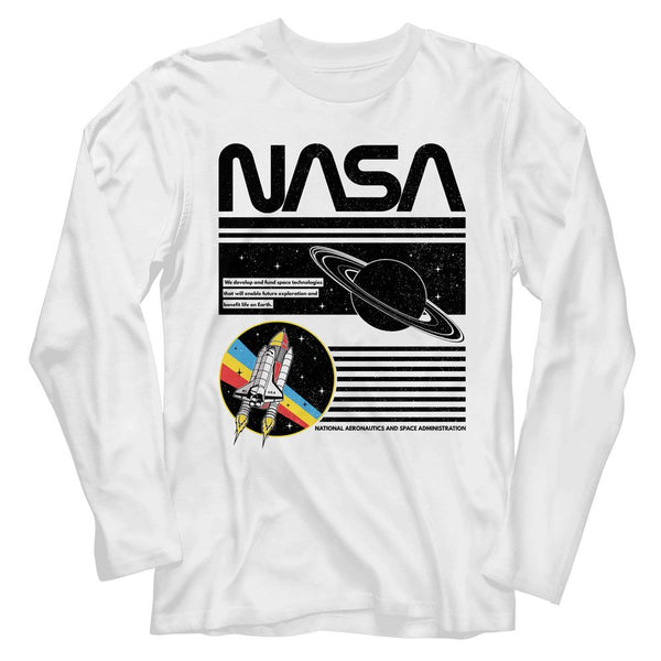 NASA Long Sleeve T-Shirt, Saturn