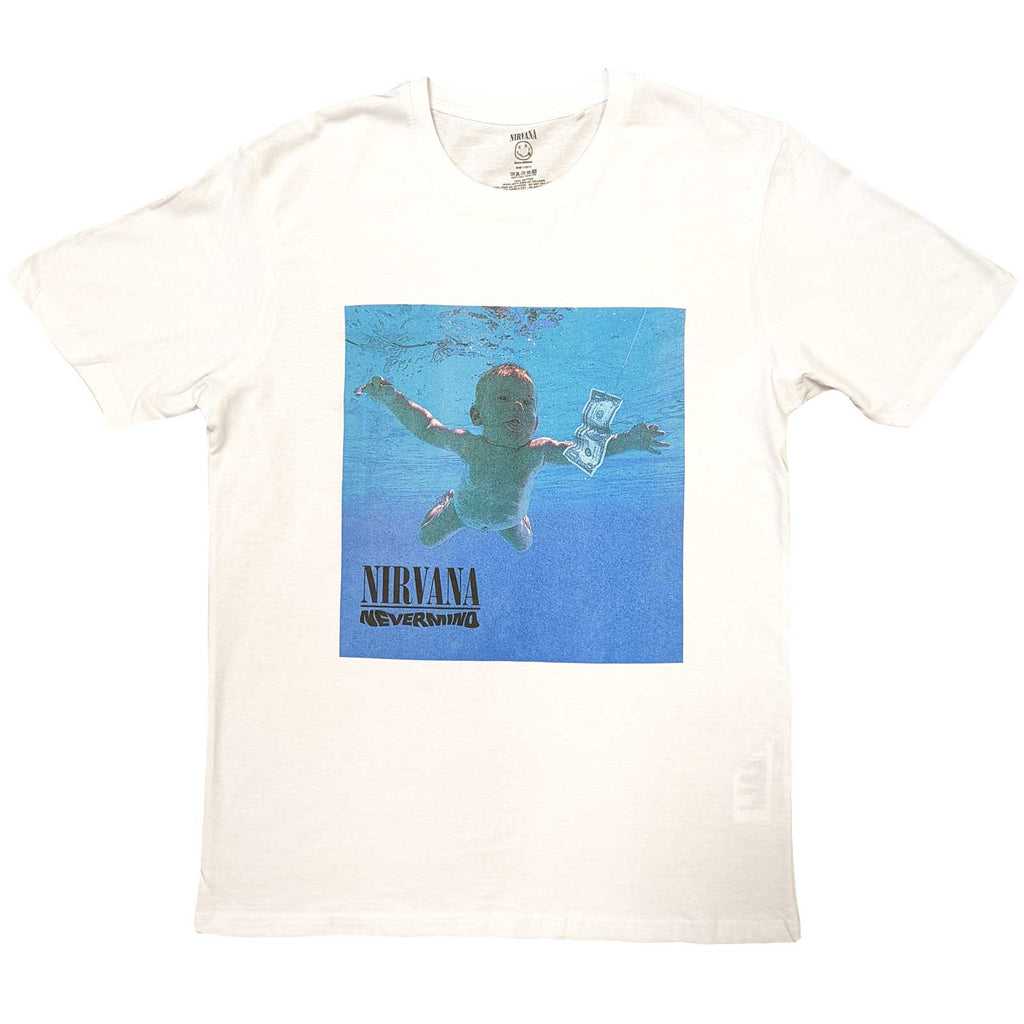 NIRVANA Attractive T-Shirt, Nevermind Album | Authentic Band Merch