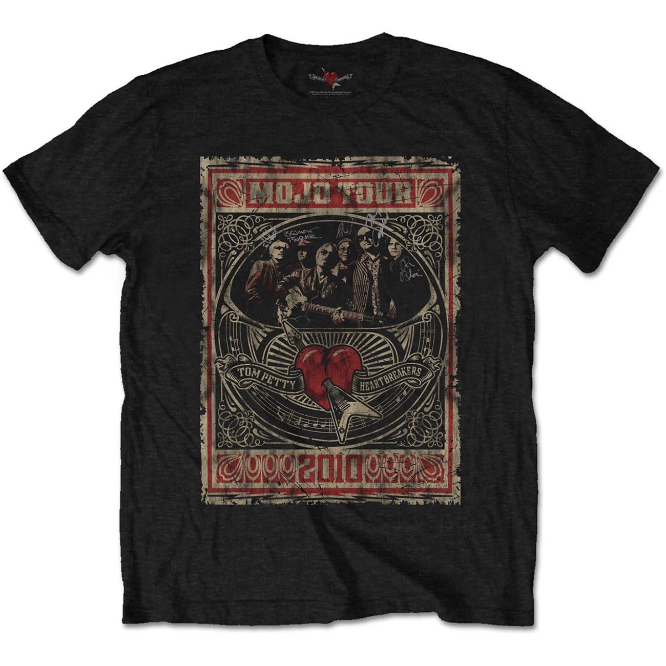 TOM PETTY & THE HEARTBREAKERS Attractive T-Shirt, Mojo Tour