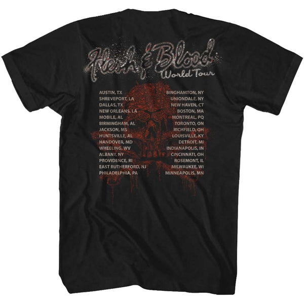 POISON Eye-Catching T-Shirt, Flesh & Blood World Tour