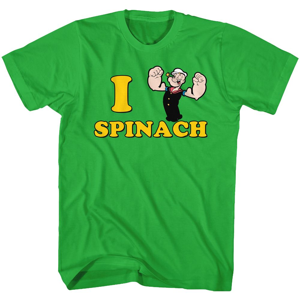 POPEYE Witty T-Shirt, I <3 Spinach