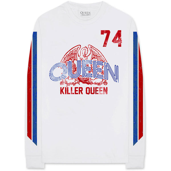 QUEEN Attractive T-Shirt, Killer Queen '74 Stripes