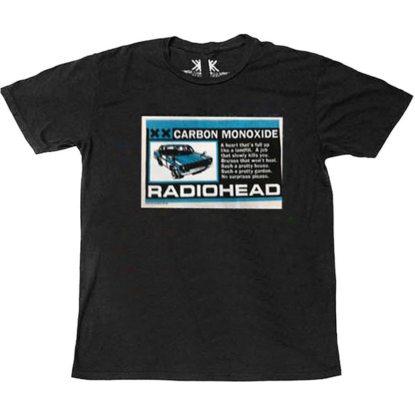 RADIOHEAD Attractive T-Shirt, Carbon Patch