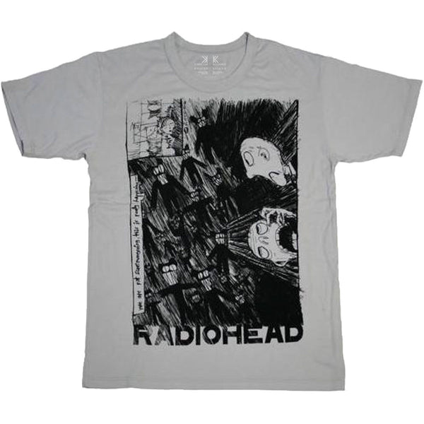 RADIOHEAD Attractive T-Shirt, Scribble