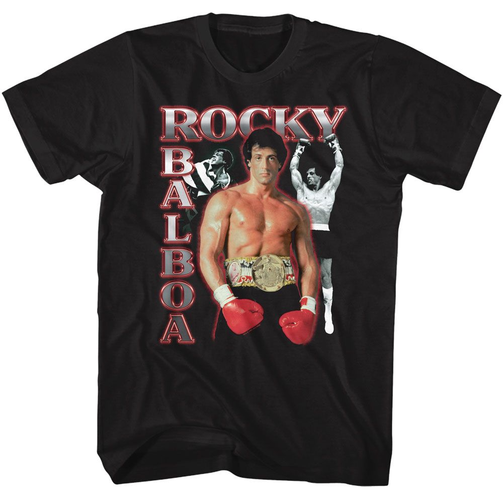 ROCKY T-Shirt, Three Photos Collage