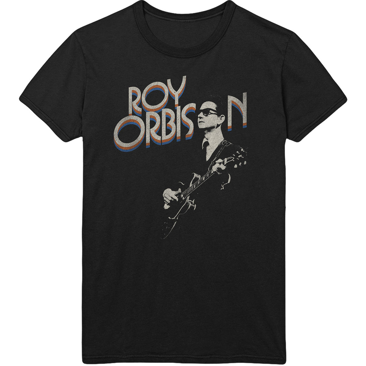 ROY ORBISON Attractive T-Shirt, Guitar & Logo