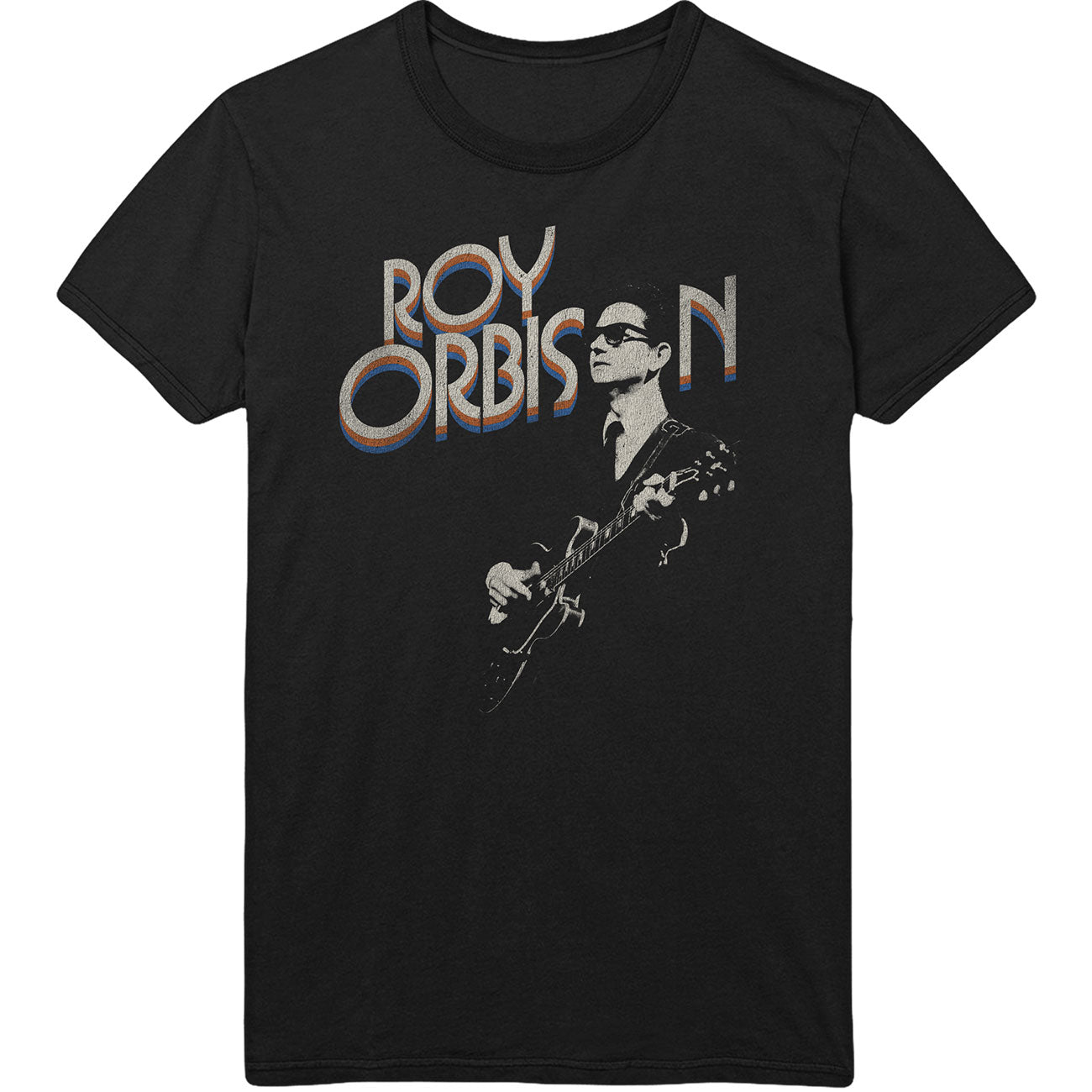 ROY ORBISON Attractive T-Shirt, Guitar & Logo