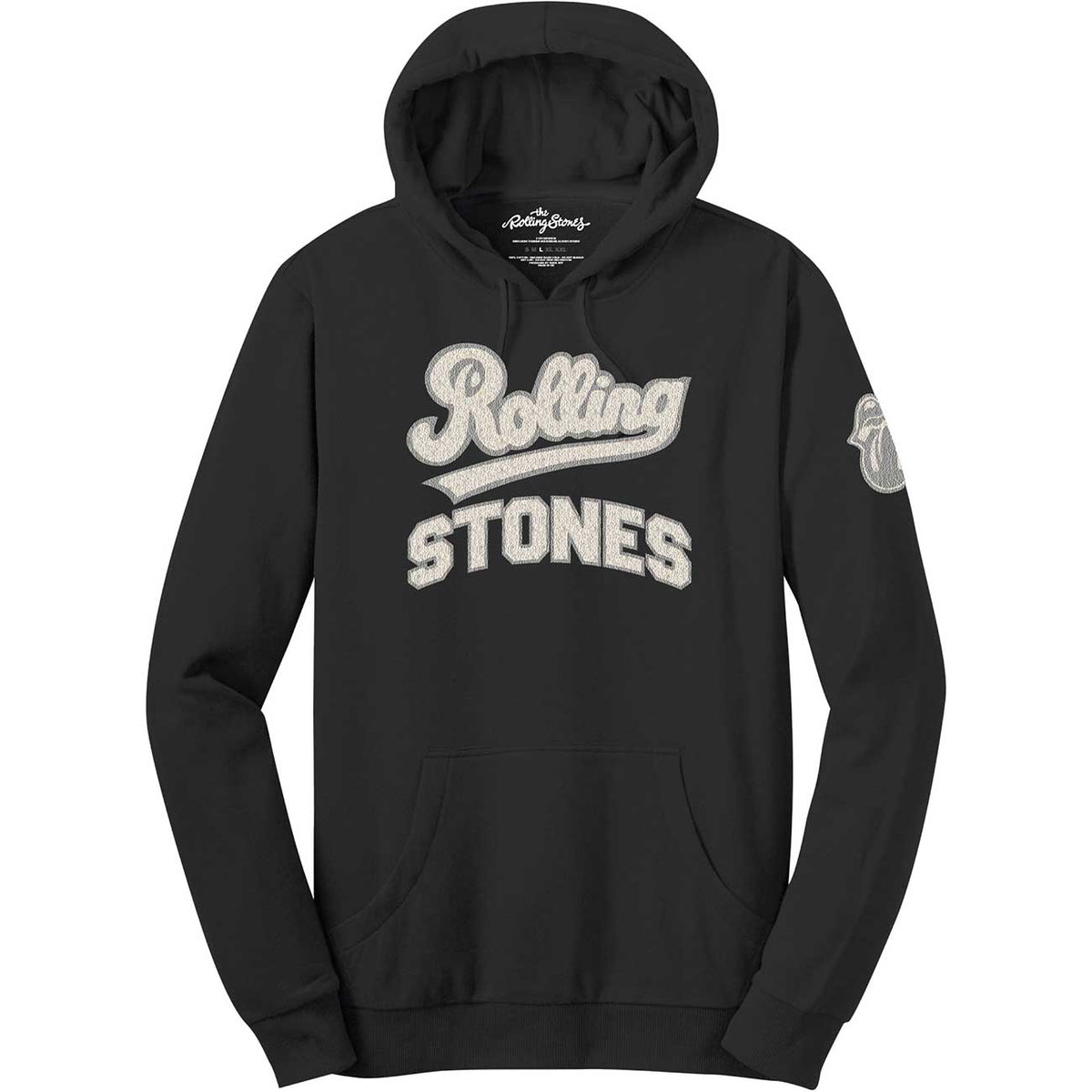 THE ROLLING STONES Attractive Hoodie, Team Logo & Tongue