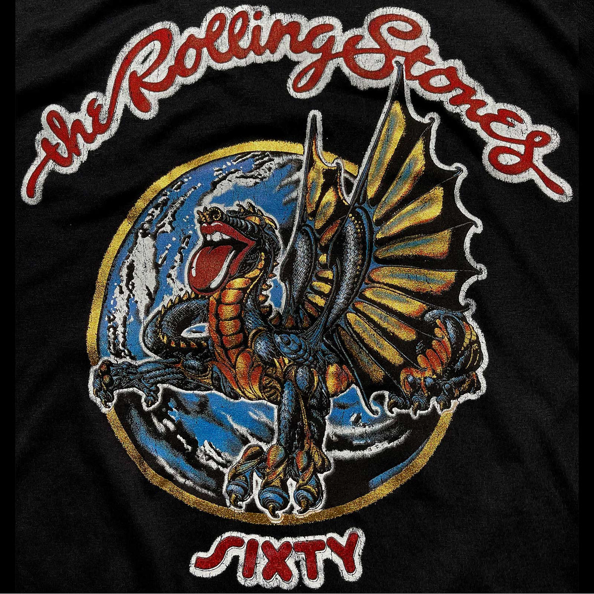 THE ROLLING STONES T-Shirt for Ladies, Sixty Dragon Globe