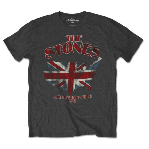 ROLLING STONES Attractive T-Shirt, NA Tour 1981