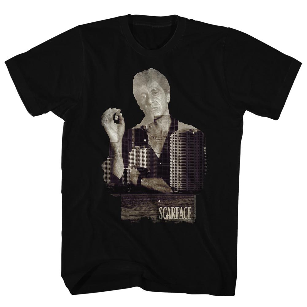 SCARFACE Famous T-Shirt, Double Expose