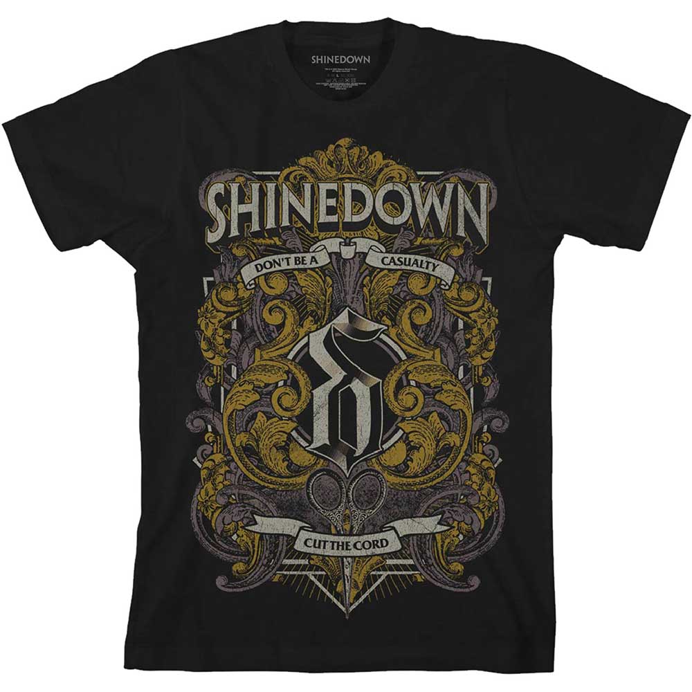 SHINEDOWN Attractive T-Shirt, Ornamental Scissors
