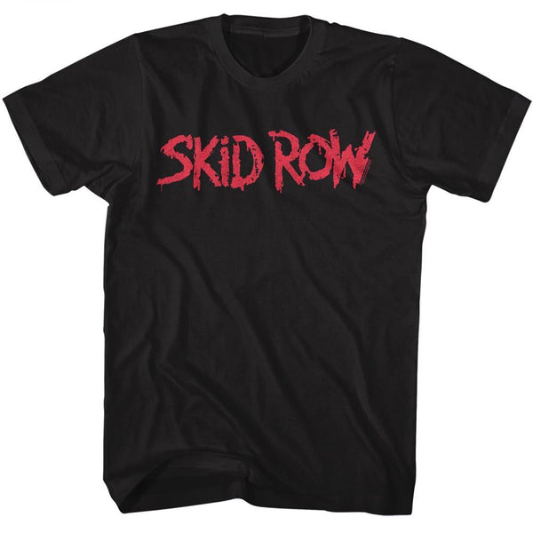SKID ROW Eye-Catching T-Shirt, Red Logo