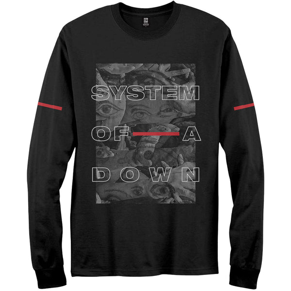 SYSTEM OF A DOWN  Attractive T-Shirt, Eye Collage
