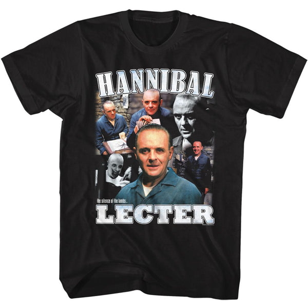 SILENCE OF THE LAMBS Terrific T-Shirt, Hannibal Lecter Collage