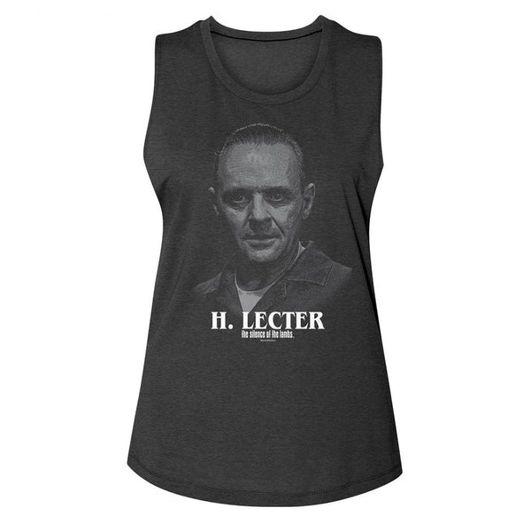 SILENCE OF THE LAMBS Tank Top, H Lecter Portrait