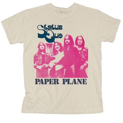 STATUS QUO Attractive T-Shirt, Paper Plane