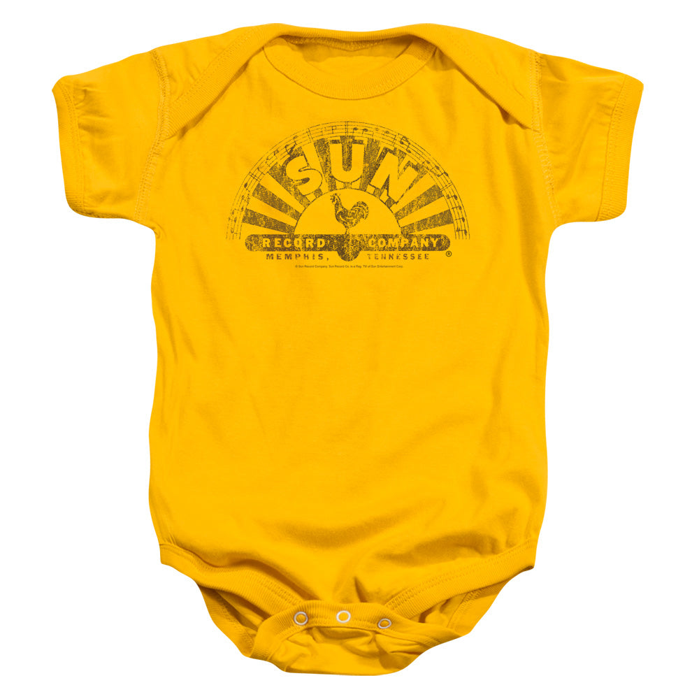 Sun Records Deluxe Infant Snapsuit Worn Logo