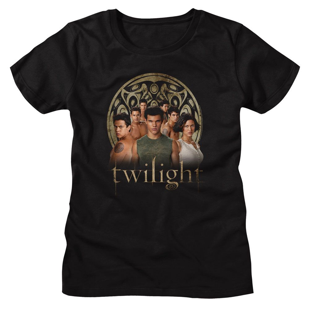 Women Exclusive TWILIGHT T-Shirt, Wolf Pack Group Photo