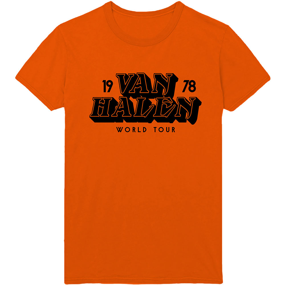 VAN HALEN Attractive T-Shirt, World Tour 78