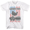 WOODSTOCK Eye-Catching T-Shirt, Flower Flag