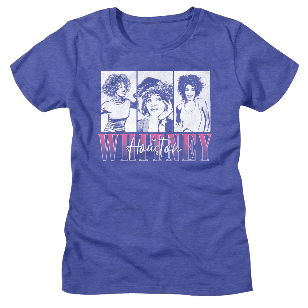 WHITNEY HOUSTON T-Shirt, Three Rectangles
