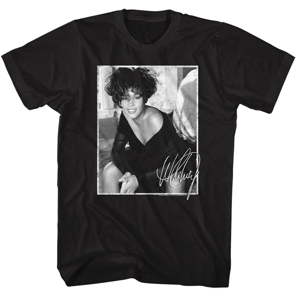 WHITNEY HOUSTON Signed Photo T-Shirt