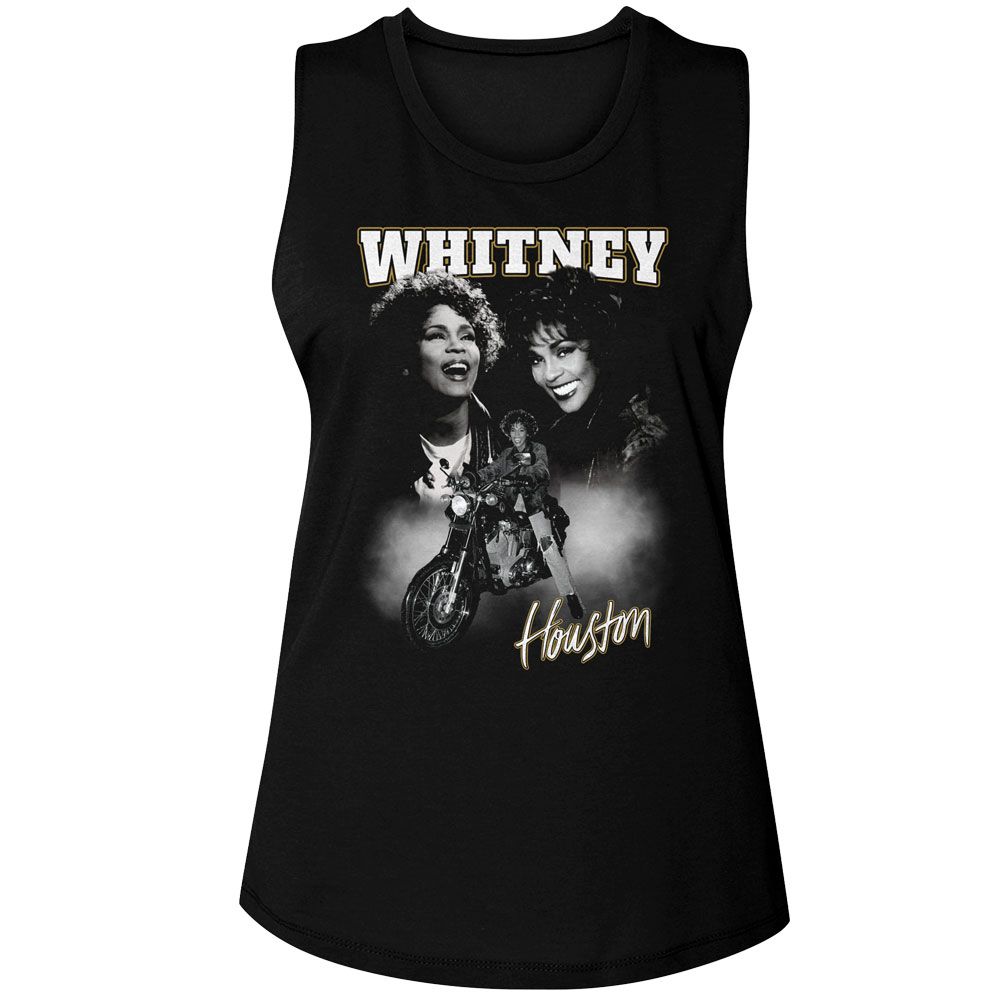 WHITNEY HOUSTON TANK, Motorcycle Collage