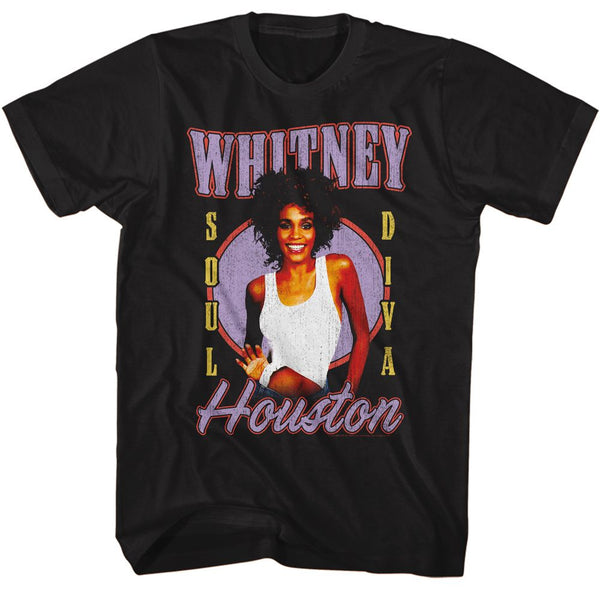 WHITNEY HOUSTON Eye-Catching T-Shirt, Soul Diva