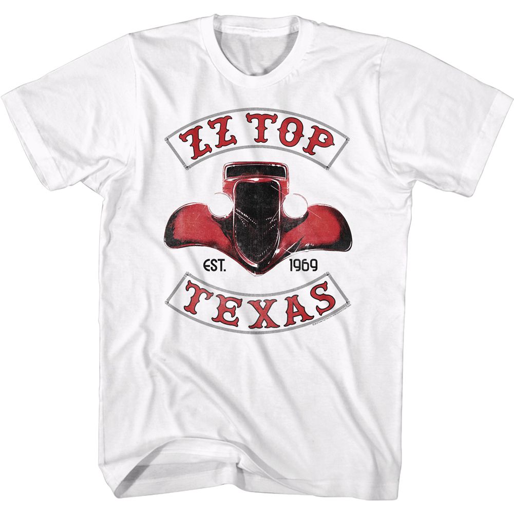 ZZ TOP Eye-Catching T-Shirt, Texas Hotrod