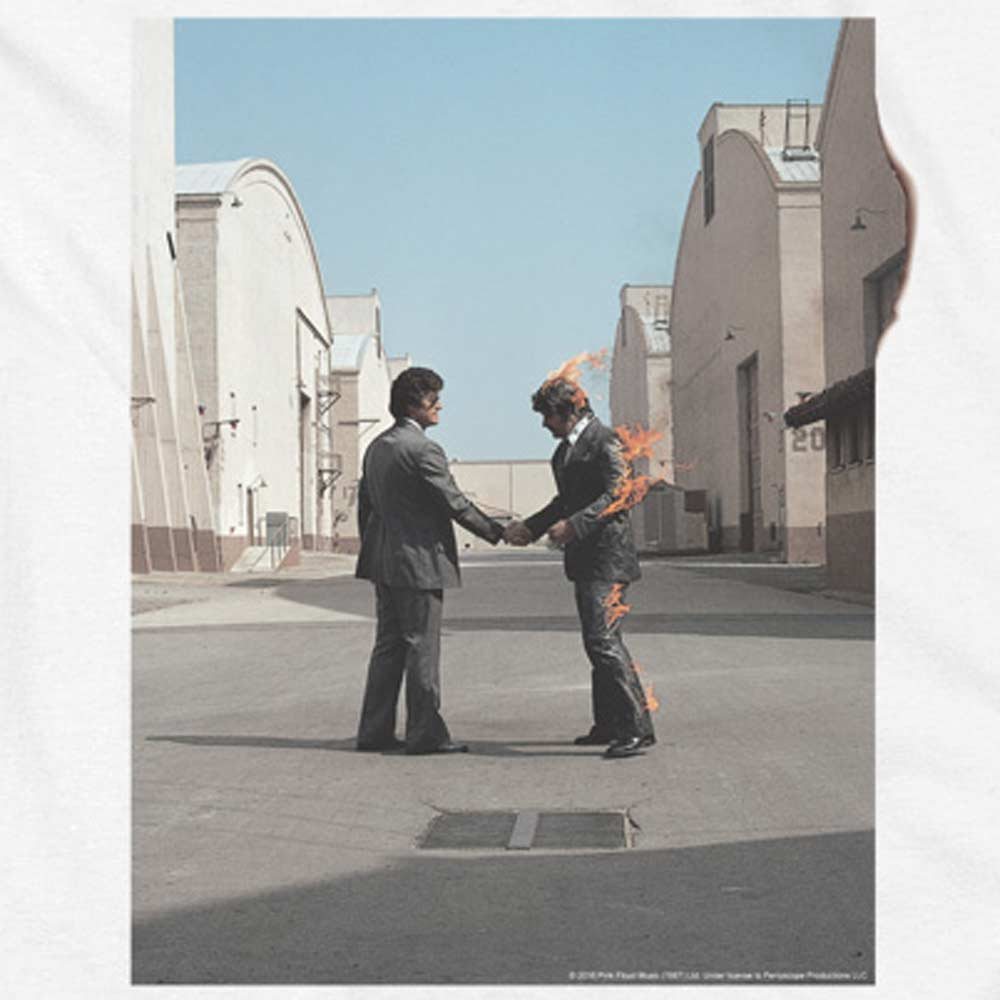 PINK FLOYD White T-Shirt, Wish You Were Here