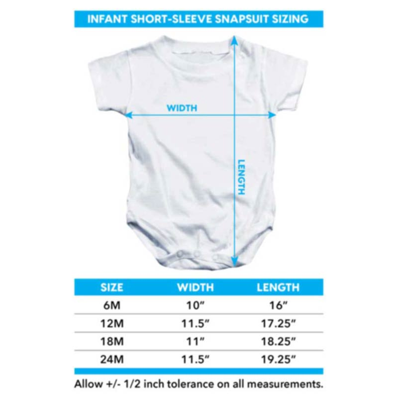Sun Records Deluxe Infant Snapsuit Worn Logo