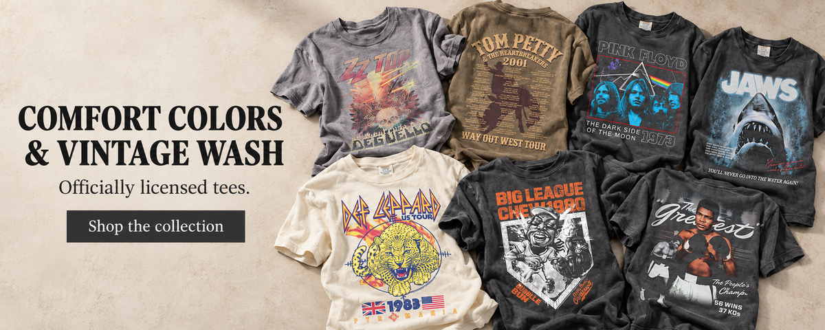 WASH and GARMENT DYE T-SHIRTS
