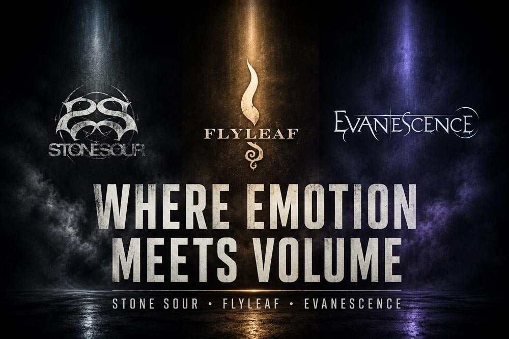 Stone Sour, Flyleaf & Evanescence T-Shirts