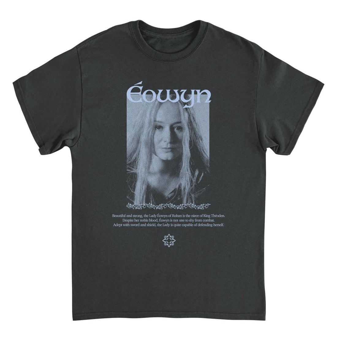 Lord of The Rings Eowyn the Shieldmaiden Black T-Shirt