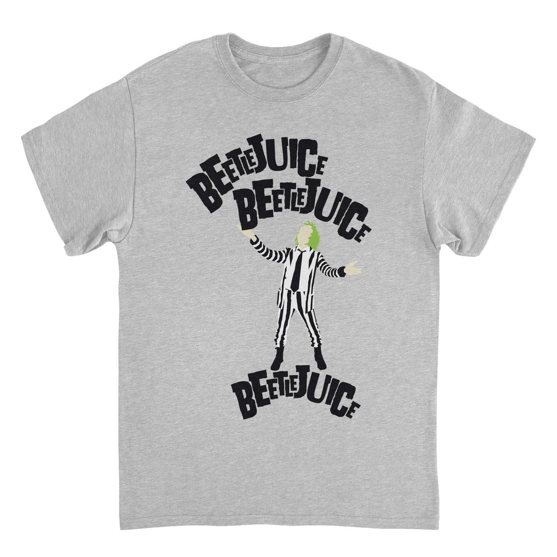 Beetlejuice Beetlejuice Beetlejuice Beetlejuice Sport Grey T-Shirt