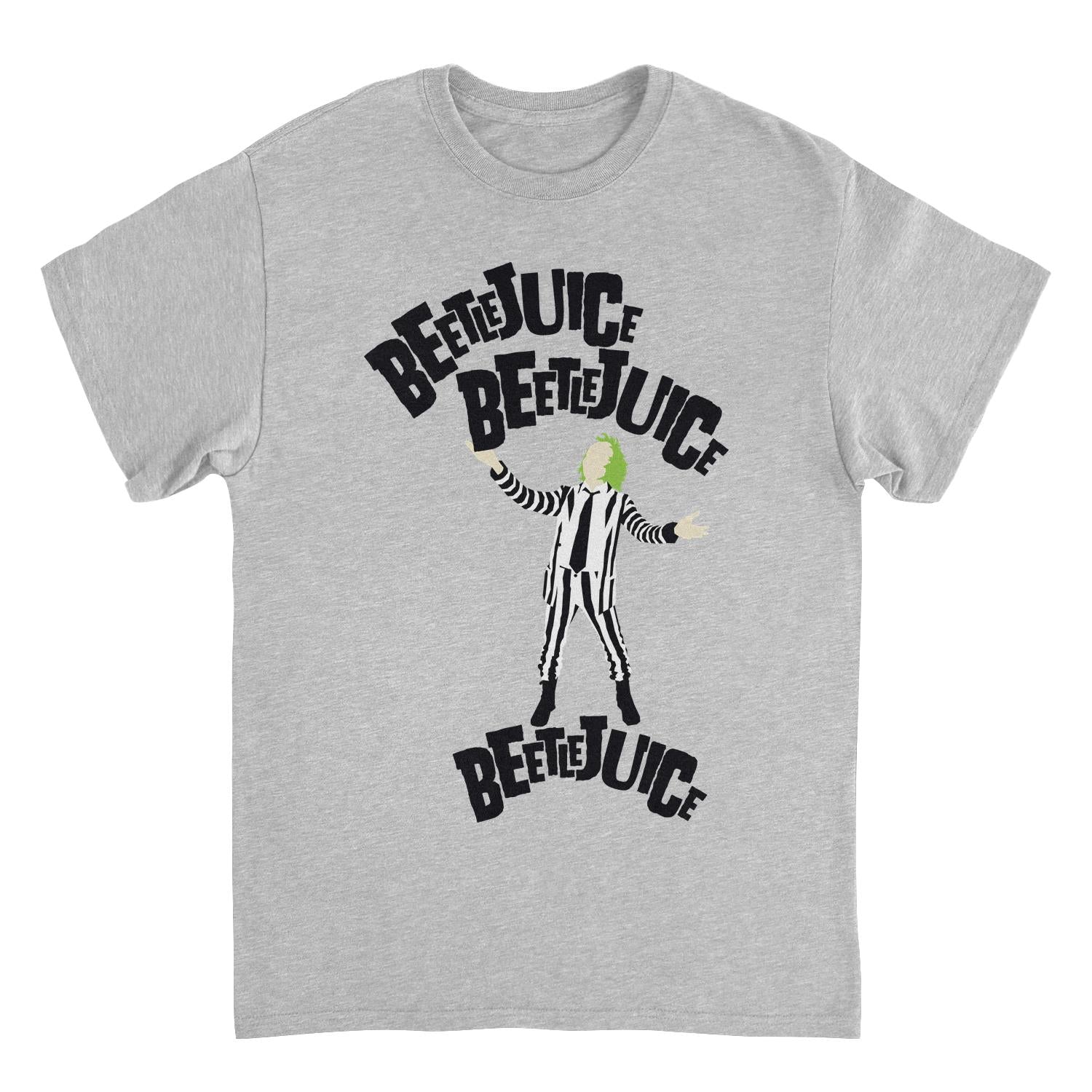 Beetlejuice Beetlejuice Beetlejuice Beetlejuice Sport Grey T-Shirt