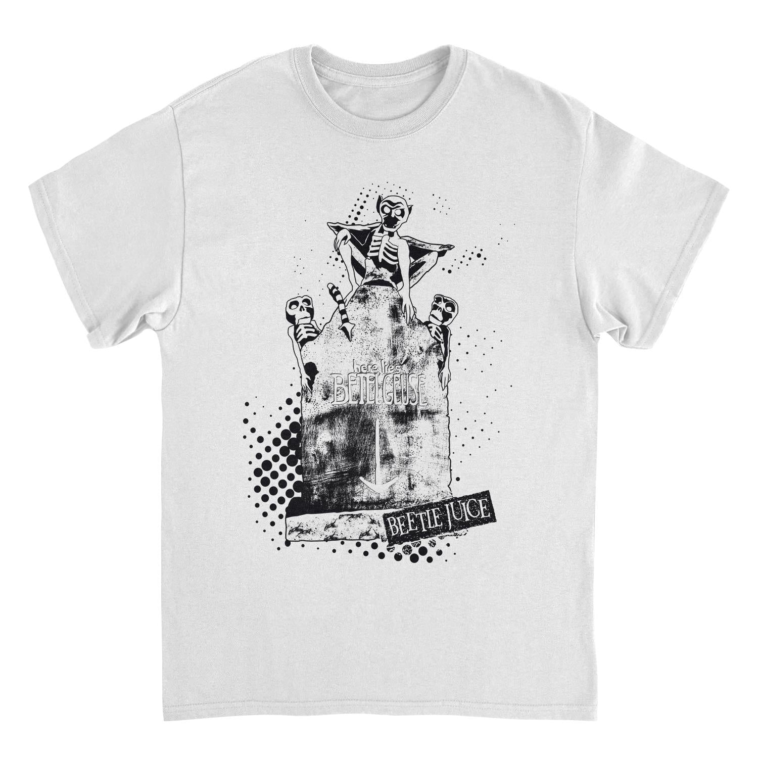 Beetlejuice Here Lies Betelgeuse White T-Shirt