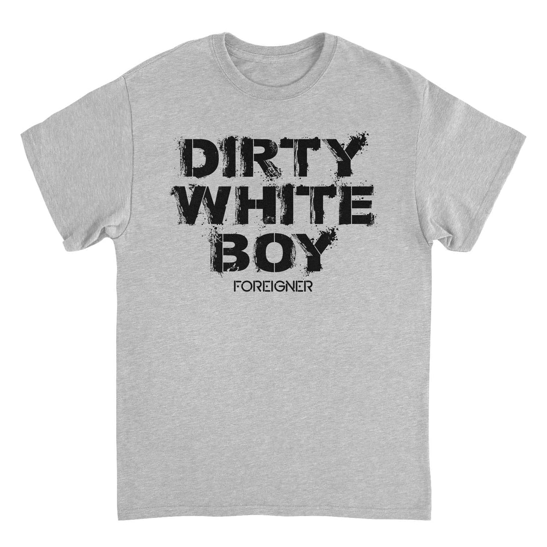 Foreigner Dirty White Boy Sport Grey T-Shirt