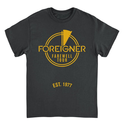 Foreigner Farewell Est 1977 Black T-Shirt