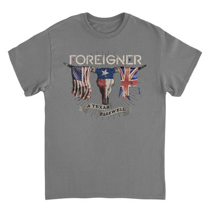 Foreigner Texas Farewell Tour Charcoal T-Shirt