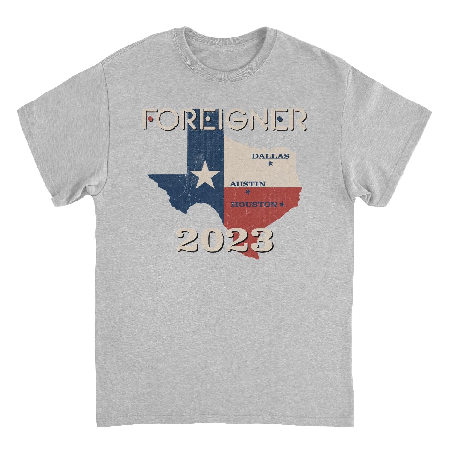 Foreigner Texas Farewell Sport Grey T-Shirt