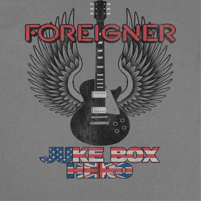 Foreigner JBH Guitar Charcoal T-Shirt