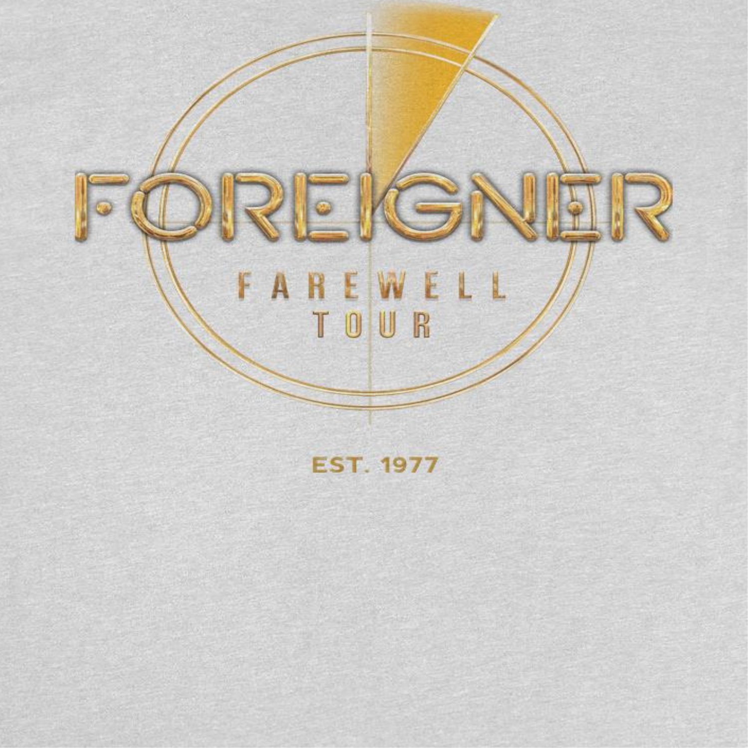 Foreigner Farewell Tour Ash Grey T-Shirt