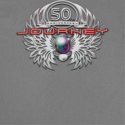 Journey Platinum Scarab 50th Anniversary Charcoal T-Shirt