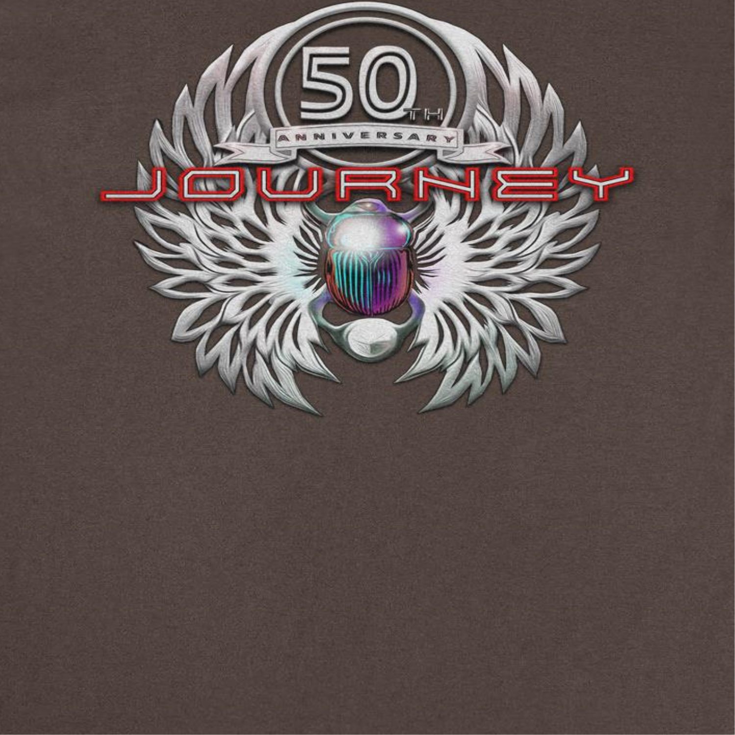 Journey Platinum Scarab 50th Anniversary Dark Chocolate T-Shirt