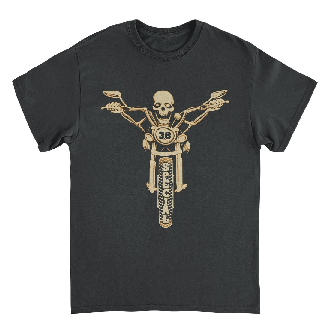 38 Special Skeleton on Bike T-Shirt