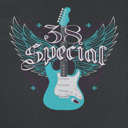 38 Special Teal Winged Guitar T-Shirt