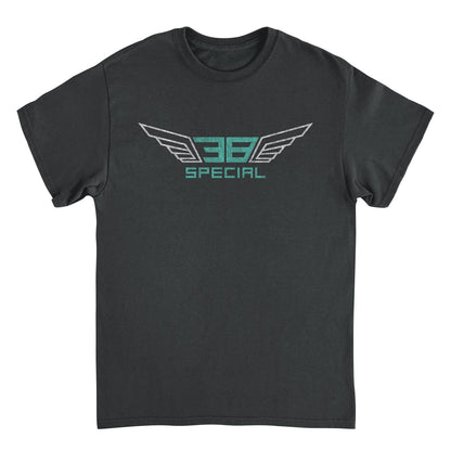 38 Special Wings White and Teal T-Shirt