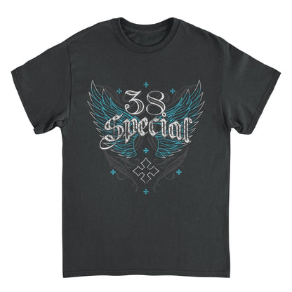 38 Special Blue Wings Logo T-Shirt